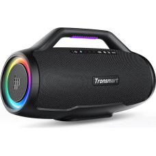 Tronsmart Bang MAX Bluetooth Speaker, 130W Music Box with Light, Powerful Stereo Sound, 24h Battery, Bluetooth 5.3, IPX7 Water Protection, with AUX, TF, App, Guitar Hole, for Outdoor, Party