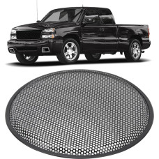 EIMSOAH 12 Inch Iron Subwoofer Speaker Grille, Durable Construction, Iron Subwoofer Speaker Circle Cover, Mesh Speaker Cover, for Car, Motorhome