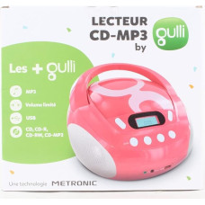 Metronic Gulli Radio Portable CD MP3 Player for Kids with USB Port