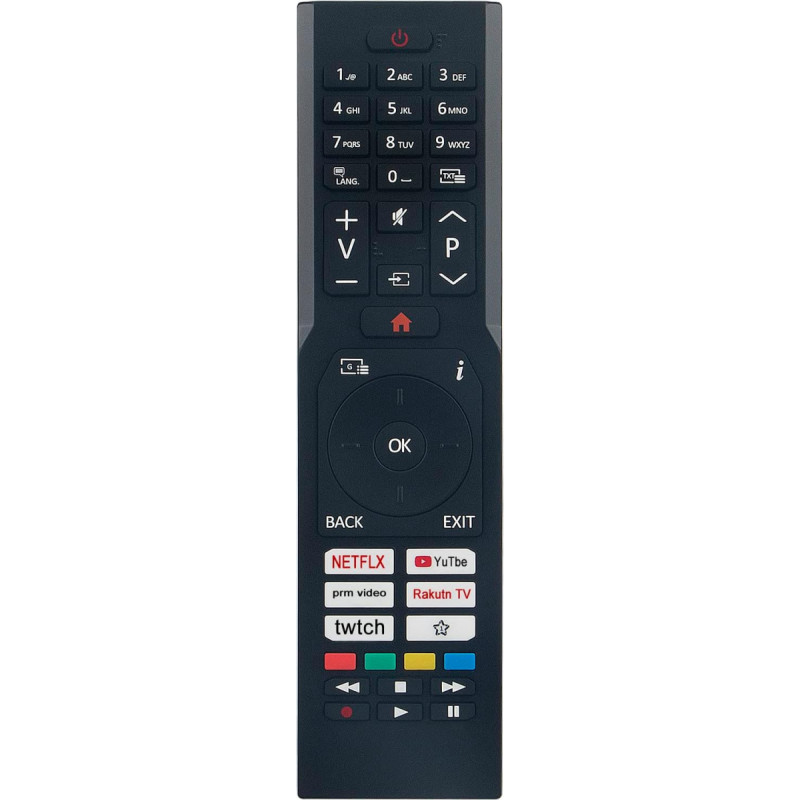 VINABTY RM-C3604 Remote Control Replacement for JVC Ultra HD 4K Smart LED TV LT-32VF5105 LT-40VF3001 LT-43VF5105 LT-43VU2201 LT-43VU2255 LT-43VU3100 LT-58VU6 255 LT-55VU3101 LT-32VAF3001