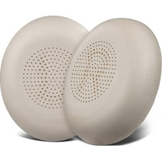 SOULWIT Replacement Ear Pads for Jabra Evolve2 65 (65MS 65UC USB)/Evolve2 40 (40UC 40MS USB)/Elite 45h On-Ear Wireless Headset Replacement Pads with Softer Protein Leather