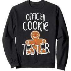 Gingerbread Man Cookie Tester Christmas Joke Sweatshirt