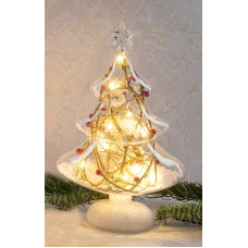 HGD Large Coloured Wooden Christmas Decoration CW04-7058