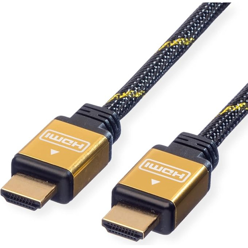 ROLINE GOLD HDMI High Speed Kabel mit Ethernet, 10 m