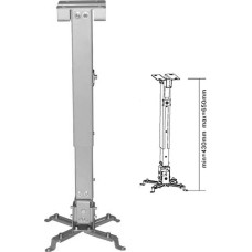 Maclean MC-581 Universal Beamer Deckenhalterung Halter Beamerhalterung, Maximale Belastung: bis zu 20 kg, Neigungswinkelverstellung: -15° / +15°