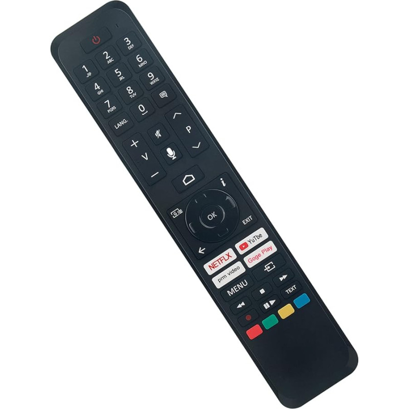 RC45160 Replacement Remote Control - VINABTY-Fit for Panasonic 2K Android TV with Netflix YouTube Prime Video Google Play Sub RM-C3601 30115444 LT-58VA6955 CT-8563 R/C 45160 CT-8562 CT-8555