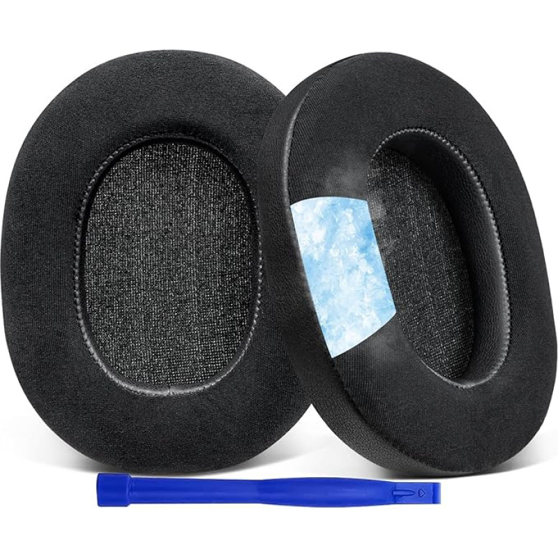 SOULWIT Cooling Gel Replacement Ear Pads for Sony WH-1000XM5 (WH1000XM5) Noise Cancelling Headphones, Ear Pads with High Density Noise Insulation Foam, Extra Thickness