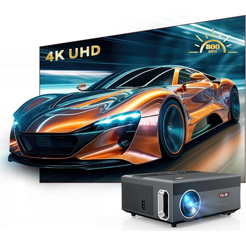 Projector 4K 5G WiFi X99+