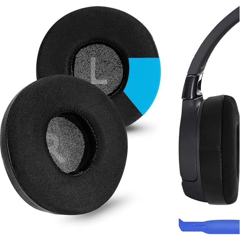 Geekria Sport Cooling Gel Replacement Ear Pads for JBL JR300, JR300BT, T450BT, T500BT, Tune 500, Tune 500BT, Tune 510BT, Tune 600BTNC Headphones Ear Pads, Ear Cups Cover Repair Parts (Black)