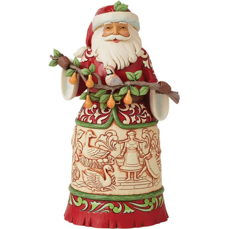 Heartwood Creek by Jim Shore 12 Days of Christmas Santa Figurine