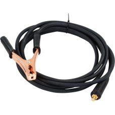 Stamos Germany Ground wire with clamp for welding machines and plasma cutters 4m long.