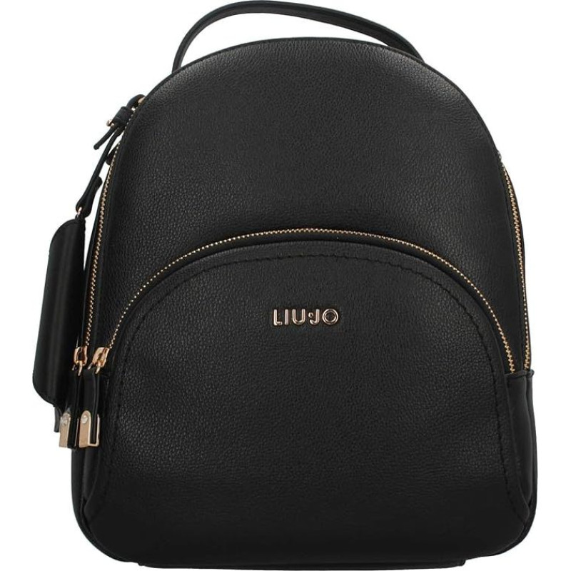 LIU JO Comfortable, practical and spacious backpack with zip. Two inner pockets, one with zip. One front pocket with zip and a coin pocket with button. Adjustable, 22222, Unit size, With zip