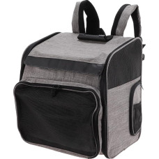 Faltbarer Haustierrucksack mit Haustiermatte und internem Sicherheitsgurt, Grau