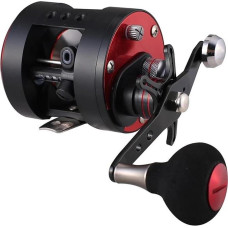 Angelrollen Angeln GLA200 GLA300 Rot Links Rechts Hand Casting Meer Angelrolle Salzwasser Baitcasting Karpfenrolle (Spalva : GLA300, Dydis : kairė rankena)