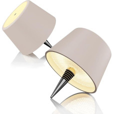 MU LIN Aurora LED Bottle Lamp Attachment for Bottles, Touch Control with 3 Colour Temperature Modes, Dimmable, for Living Room, Bedroom, Pack of 2 Pigeon