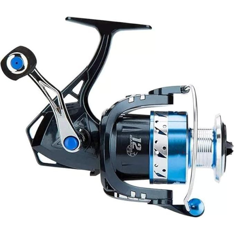 Žvejybos ritė Visa metalinė 5.2:1 spiningo ritė 16kg maksimalus atsparumas aliuminio rankena linija sūriavandenė žūklė (ritės talpa: 2000)