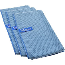 Jemako Set of 3 Dry Cloths Large 45 x 80 cm Blue