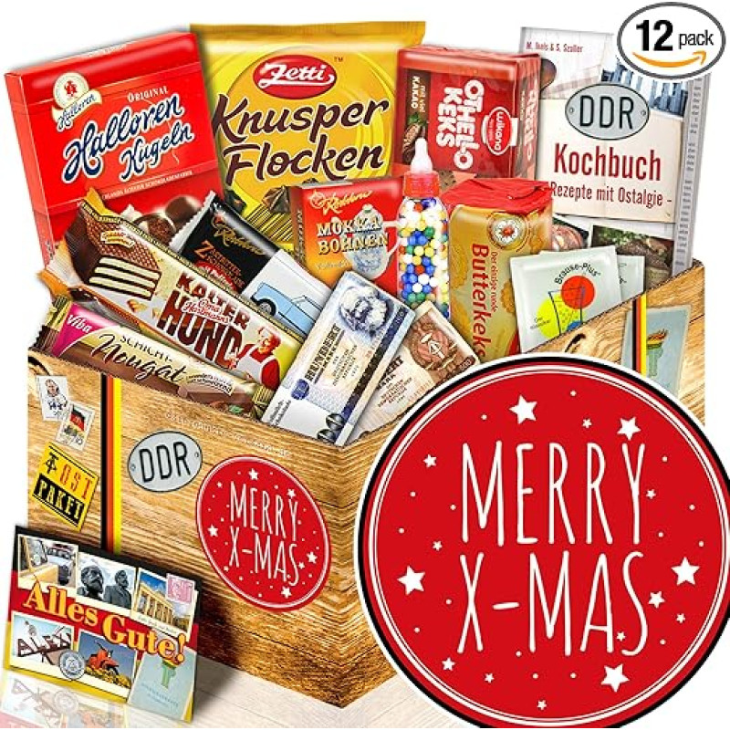 Linksmų X-Mas - Saldumynai Velykų paketas - Kalėdų dovana merginai