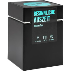 teeverliebt - Winter Edition Contemplative Break Dovanų dėžutė Žolelių arbata 70 g | Palaidos žolelių arbatos | Skanus arbatos mišinys, idealiai tinkantis dovanoms