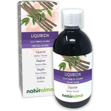 Liquorice or Liquorice (Glycyrrhiza glabra) Roots Alcohol-Free Mother Tincture Naturalma - Liquid Extract Drops 500 ml - Dietary Supplement - Vegan