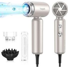 Joninis plaukų džiovintuvas su difuzoriumi, lengvas, nedidelis, 1500 W, 