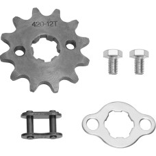 EMSea 1 Set 420-12T Sprocket Motorcycle Spare Part Crankshaft Sprocket for Motorcycles Off-Road Bikes ATVs Mini Bikes