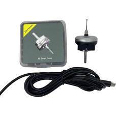EXTRWORY Kantenfinder V6 Anti-Roll-3D-Touch-Sonde, Kantenfinder, Desktop-CNC-Sonde für hohe Messungen, mit Edelstahl-Konstruktion (4 mm)