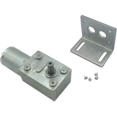 WJN variklis, 1 vnt JGY-370 sliekinis krumpliaratinis variklis 12 V elektrinis mažas variklis 12 V nuolatinės srovės variklio reduktorius 6 V 18 V su savaiminiu užraktu (spalva: 12 V 90 aps/min, dydis: B pakuotė)