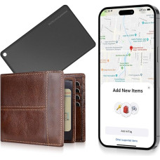 Air Tracker Karte Wallet Tracker Karte,1,6mm dünn, Smart Bluetooth Tag wasserdicht Item Tracker Finder,kompatibel mit Apple Find My (nur iOS),für Koffer,Taschen,Gepäck,Pässe(charging card)