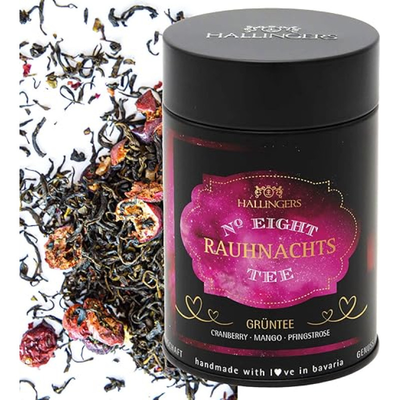 Hallingers Rauhnacht No. Eight - VIII - Heavenly Tea as a Companion in the Rauhnächten (Tin) - Gift in Summer & as a Perfect Barbecue Gift | Congratulations Anniversary Friendship Recovery