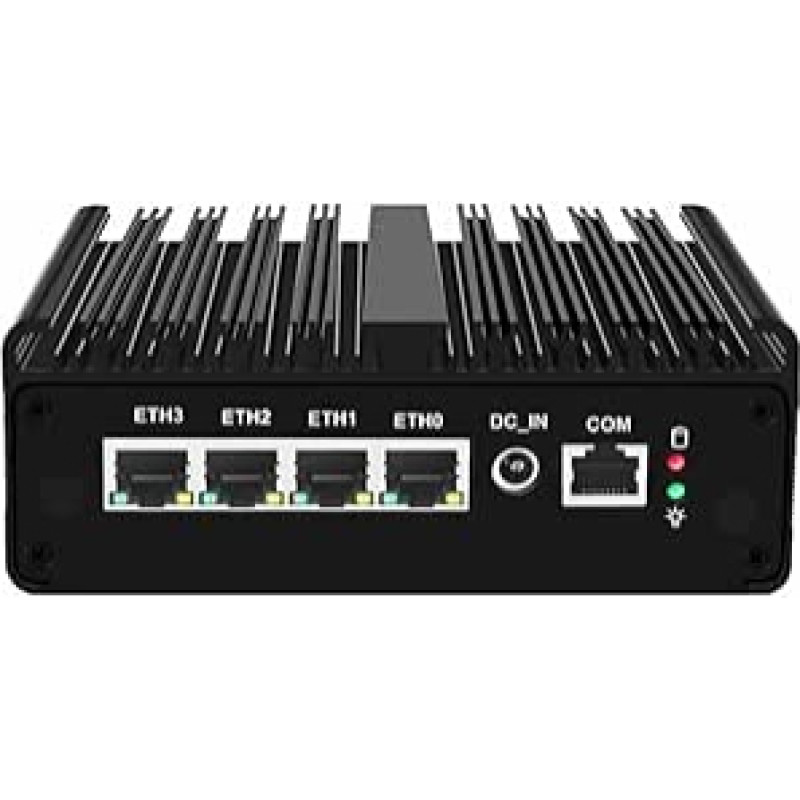 PcZinophyte N150 Mini PC Firewall Router 4 LAN i226-V 2.5G NVMe Fanless Mini Computer Supports Proxmox Box