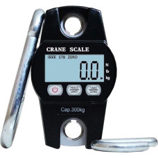 KRXSOBNV, Taschen-Hängewaage, 300 kg mini skaitmeninis krautuvas Bauernhof, Jagd, Angeln, Waage - Schwarz,Kranwaagen