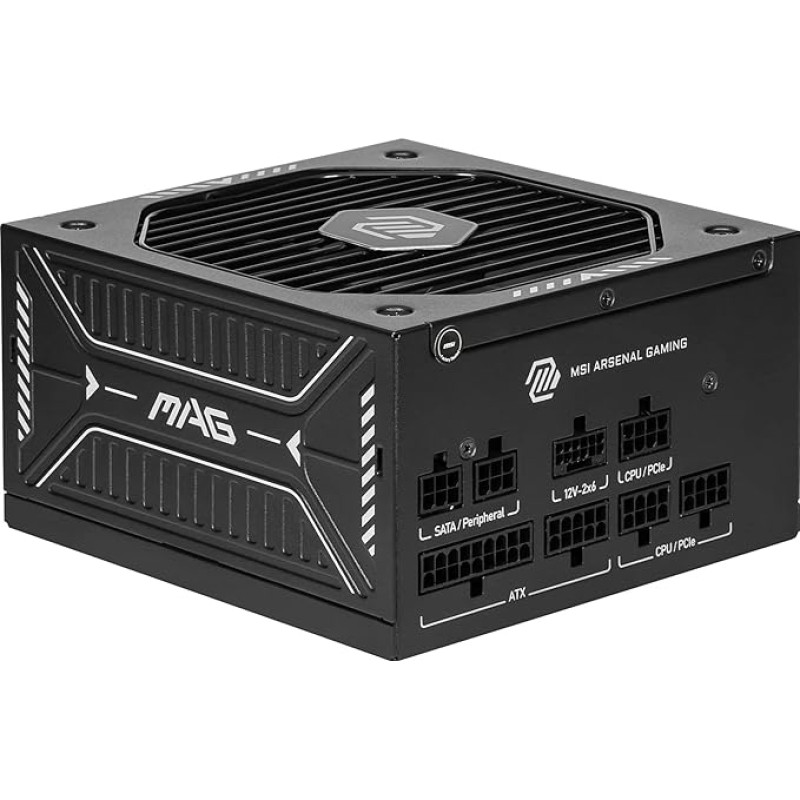 MSI MAG A750GLS PCIE5 maitinimo šaltinis, 750 W, 
