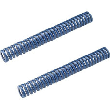 Metalfedern, Federn suspaudimo spyruoklė, 3D spausdintuvas Die Spring 10mm OD 5mm ID 75mm ilgio spyruoklinis plienas spiralinis štampavimas lengvas apkrovimas mechaninis suspaudimo pelėsis Die Spring Blue 2Pcs