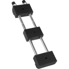 Adjustable Whetstone Holder, Secure Base for Kitchen Knives/Tools, Chrome Iron with Silicone Grip, Fits Any Whetstone