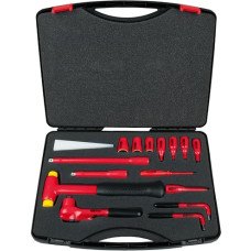 KS Tools 117.1885 3/8 colių izoliuotų veržliarakčių rinkinys, 16 dalių