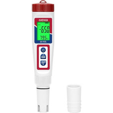 GIDIGI Digitaler Wasserstoff-Wassertester, ORP Messgerät, 6-in-1 pH TDS Tester für Hauswasser, pH ORP TDS EC Temperatur H2 Meter für Trinkwasser, Hydrokultur, Pools, Aquarien Fische