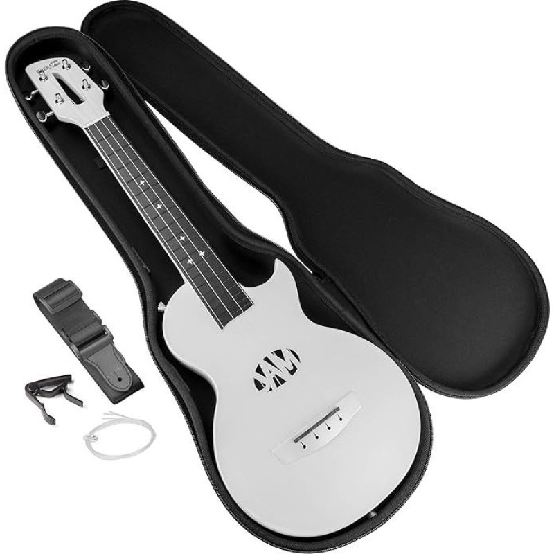 RockJam Carbon Fibre Ukulele with Case