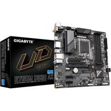 GIGABYTE B760M DS3H AX Motherboard - Supports 14th Gen Intel Core Processors, 6+2+1 Phase Digital VRM, up to 7600MHz DDR5 (OC), 2X PCIe 4.0 M.2, Wi-Fi 6E, 2.5GbE LAN, USB 3.2 Gen 2