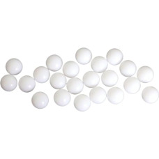 PVUVTNAHW Delrin Polyoxymethylen (Pom) Feste Plastikkugeln 11 mm bis 20 mm 12 mm 12,7 mm 14mm 14,288 mm 15 mm 15,875 mm Präzisionslagerkugel(50pcs,15mm)