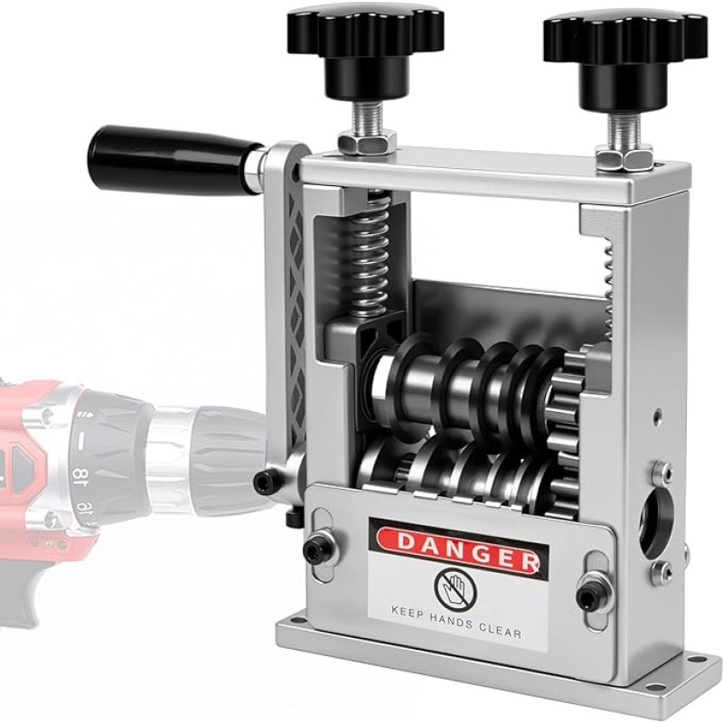 6 skylių kabelių lupimo mašina - rankinė kabelių nuėmimo mašina, automatinis 3-17 mm kabelių nuėmimo įrankis, rankinis ir elektrinis 2 režimų kabelių nuėmiklis, vienu metu nuimantis 5 laidus