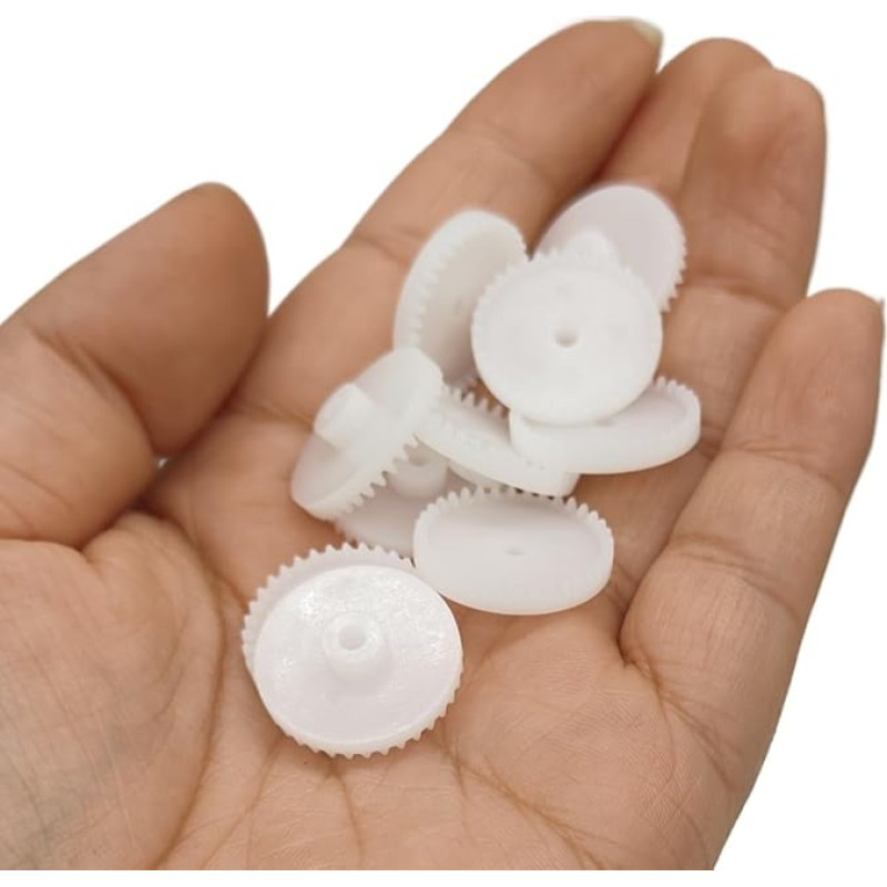 ROJDFCNBW Schneckengetriebe, Kunststoff-Ritzel C20-2A Modul 0,5 20 Zähne for 2 mm Welle 30 Stück