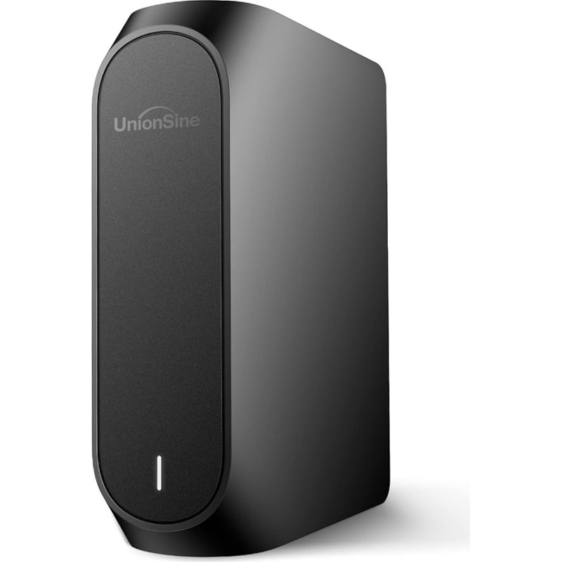 UnionSine External Hard Drives 8TB Desktop Drive, 3.5 Inch USB 3.0 Backups HDD Portable for PC, Mac, TV, PS4, Black HD3510