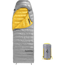 Naturehike CW700 pūkinis miegmaišis, itin lengvas nešiojamas kompaktiškas žiemos miegmaišis, 4 sezonų suaugusiems ir vaikams, lauko, stovyklavimo, žygių, kelionių su kompresiniu maišu