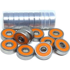 ZAAHHH 10 stücke S695 2RS Angelrolle Wellenlager 5x13x4mm Edelstahl Hybrid Keramik S695C SMR695 SMR695C RS 2OS Lager (Dydis : S689C-2OS 9x17x5mm)