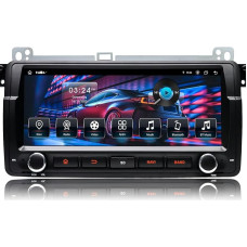 NUOTIAN 8.8 Inch Android 13 Car Stereo for BMW E46 M3 / Rover 75 / MG ZT | 1 DIN In-Dash Radio with Wireless CarPlay & Android Car | 4G LTE Internet | 4GB RAM 64GB | GPS Navigation | HD IPS