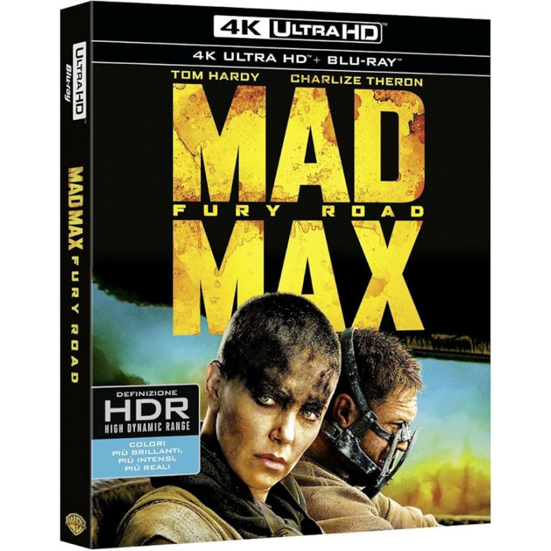 Mad max - fury road (4k uhd blu ray + blu ray) BluRay Italų importas