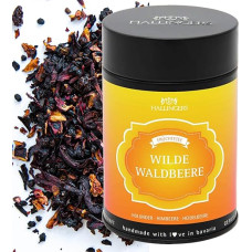 Hallingers Wild Wild Wild Berry - Loose Fruit Tea with Elderberry, Raspberry & Blueberry (Tin) - Gift in Summer & as a Perfect Barbecue Gift | Birthday Congratulations Recovery Anniversary Friendship