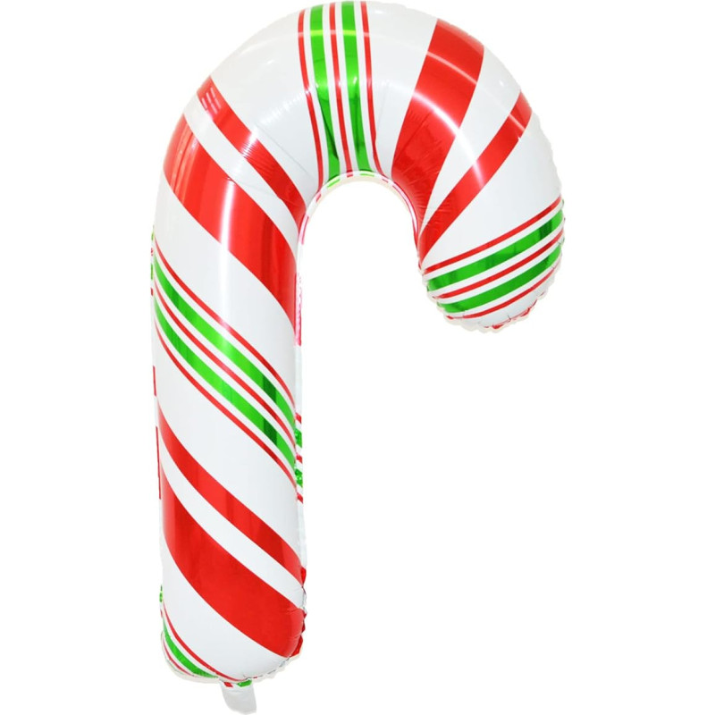 Amscan 9915238 Foil Balloon Candy Cane, Multi-Colour, Large
