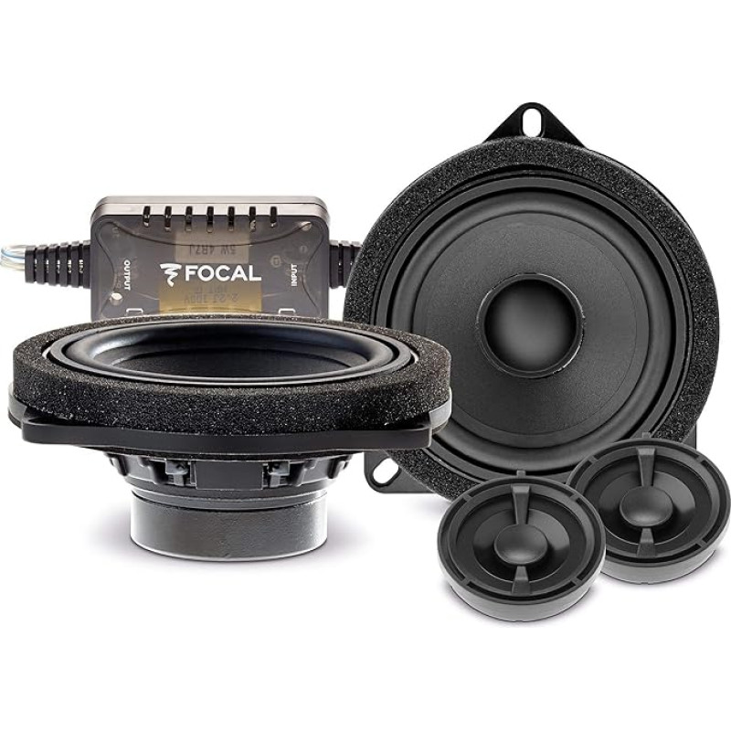 Focal ISBMW100L 2 Way Component Kit Compatible with BMW Vehicles